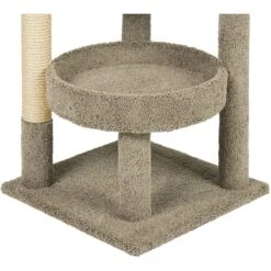 Frisco 65-in Real Carpet Scratch And Lounge Cat Tree -Cat Supplies 208942 PT5. AC SS1800 V1589221689