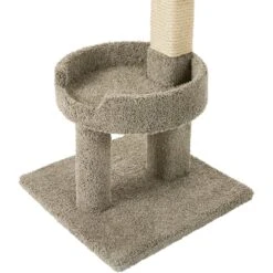 Frisco 30-in Real Carpet Wooden Cat Tree -Cat Supplies 208964 PT4. AC SS1800 V1589221684