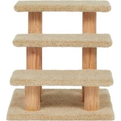 Frisco 20-in 3-Step Real Carpet Wooden Cat Steps -Cat Supplies 208966 PT3. AC SS1800 V1589221686