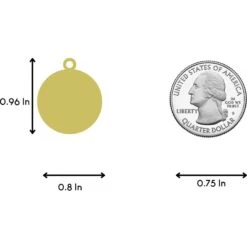 Two Tails Pet Company Don't Stress Meowt Personalized Cat ID Tag -Cat Supplies 211620 PT2. AC SS1800 V1617701195