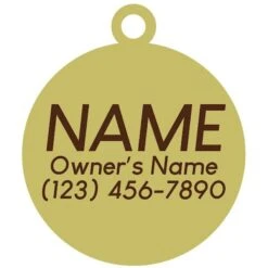 Two Tails Pet Company Don't Stress Meowt Personalized Cat ID Tag -Cat Supplies 211620 pt1. AC SS1800 V1577801313