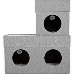 Frisco Double Cube Stackable And Collapsible Cat Condo -Cat Supplies 214369 PT6. AC SS1800 V1589908944