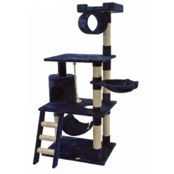Go Pet Club 62-in Faux Fur Cat Tree & Condo -Cat Supplies 217100 PT3. AC SS1800 V1702056882