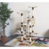 Go Pet Club 70-in IQ Busy Box Cat Tree Condo, Beige