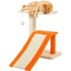 Armarkat Real Wood Sisal Carpet Ramp & Two-Level Platform Cat Tree -Cat Supplies 219008 PT3. AC SS1800 V1603332696