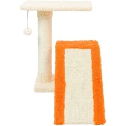 Armarkat Real Wood Sisal Carpet Ramp & Two-Level Platform Cat Tree -Cat Supplies 219008 PT4. AC SS1800 V1603295200