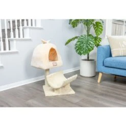 Armarkat 31-in Cat Scratching Post & Condo Cat Tree, Goldenrod -Cat Supplies 219012 PT4. AC SS1800 V1603311727