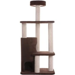 Armarkat 56-in Carpeted Condo Cat Tree, Brown 11 Armarkat 56-in Carpeted Condo Cat Tree, Brown -Cat Supplies 219018 PT2. AC SS1800 V1603303587