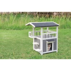 TRIXIE Natura Shaded Balcony Cat House -Cat Supplies 221658 pt1. AC SS1800 V1582064643
