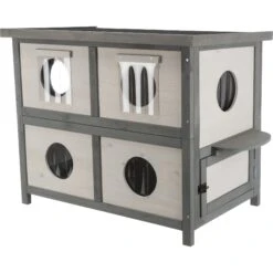 TRIXIE Natura Wooden Cat House -Cat Supplies 221660 pt1. AC SS1800 V1582055302