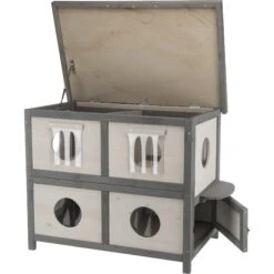 TRIXIE Natura Wooden Cat House -Cat Supplies 221660 pt2. AC SS1800 V1582055385