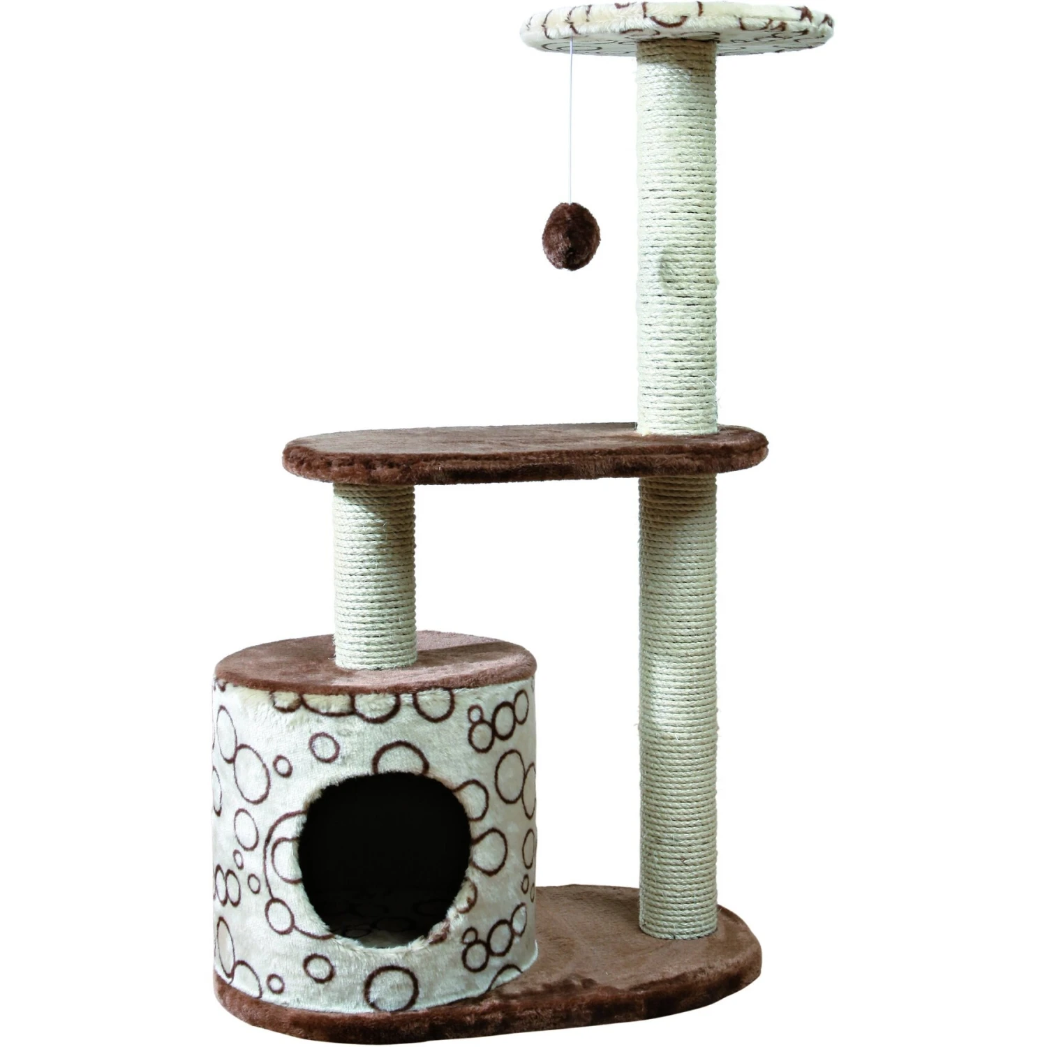 TRIXIE Casta 37.5-in Plush Cat Tower 2 TRIXIE Casta 37.5-in Plush Cat Tower - Image 2
