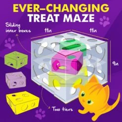 Cat Amazing Sliders Interactive Treat Maze & Puzzle Cat Toy -Cat Supplies 225050 PT3. AC SS1800 V1583528882