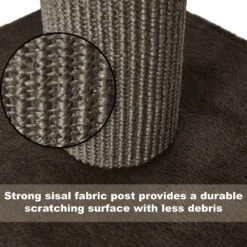 MidWest Feline Nuvo Cove 35-in Faux Fur Modern Cat Tree -Cat Supplies 226376 PT7. AC SS1800 V1583959099