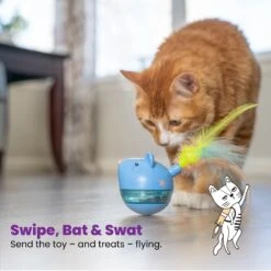 Catstages Hunt 'N Swat Treat Dispenser Cat Toy -Cat Supplies 227094 PT5. AC SS1800 V1636506699
