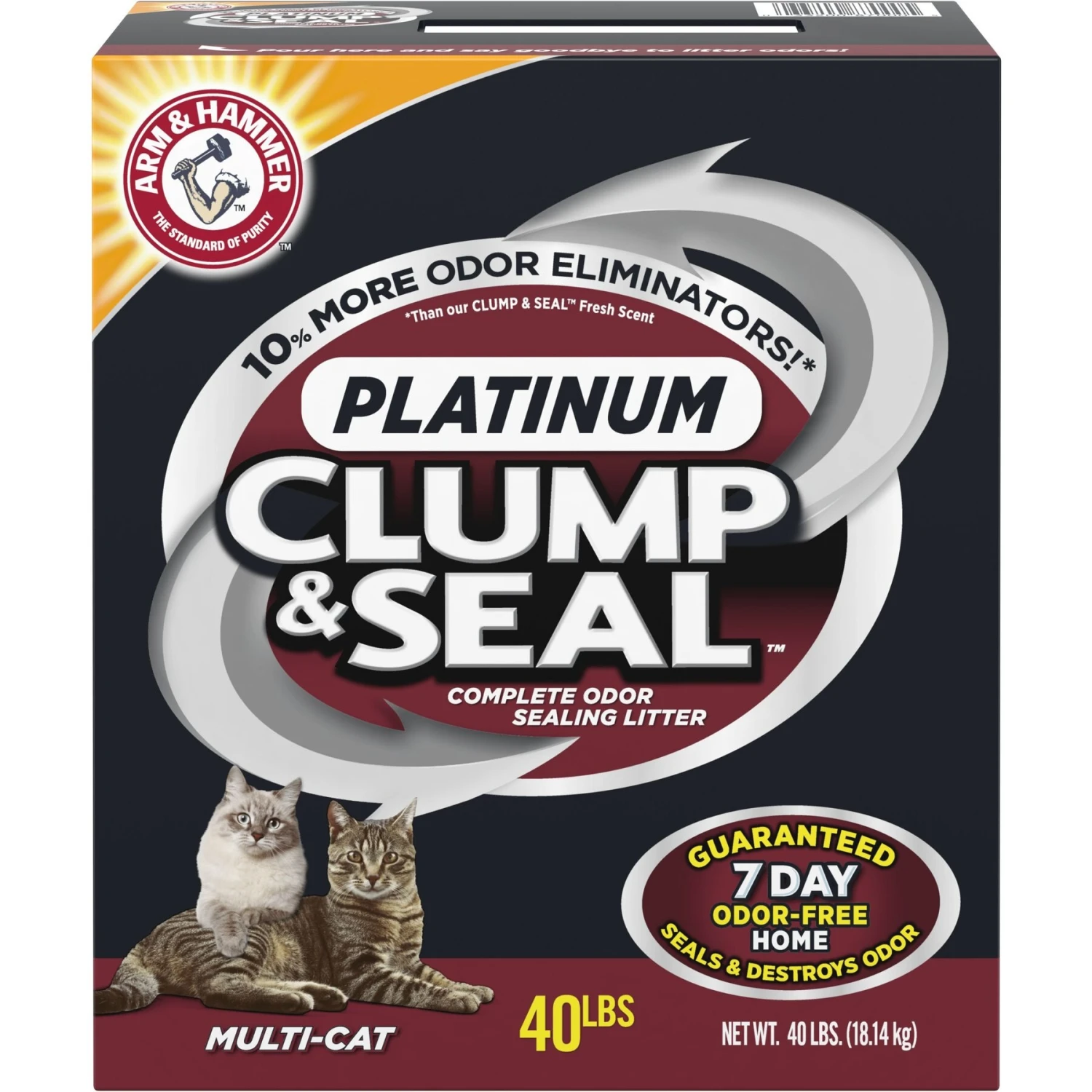 Arm & Hammer Litter Platinum Clump & Seal Cat Litter 1 Arm & Hammer Litter Platinum Clump & Seal Cat Litter
