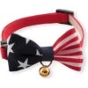 Necoichi My Cat For President Cotton Breakaway Cat Collar With Bell
