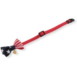 Necoichi My Cat For President Cotton Breakaway Cat Collar With Bell -Cat Supplies 230665 PT4. AC SS1800 V1631309779