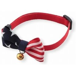 Necoichi My Cat For President Cotton Breakaway Cat Collar With Bell -Cat Supplies 230665 PT5. AC SS1800 V1588339905