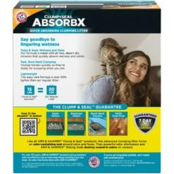 Arm & Hammer Litter Clump & Seal AbsorbX Absorbing Unscented Multi-Cat Cat Litter -Cat Supplies 232642 PT3. AC SS1800 V1615933961