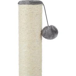 Frisco 21-in Sisal Cat Scratching Post With Toy & Groomer -Cat Supplies 236533 PT3. AC SS1800 V1617109609