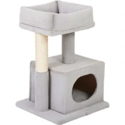 Frisco 24.8-in Faux Fur Cat Tree & Condo 7 Frisco 24.8-in Faux Fur Cat Tree & Condo -Cat Supplies 236544 PT2. AC SS1800 V1637694132
