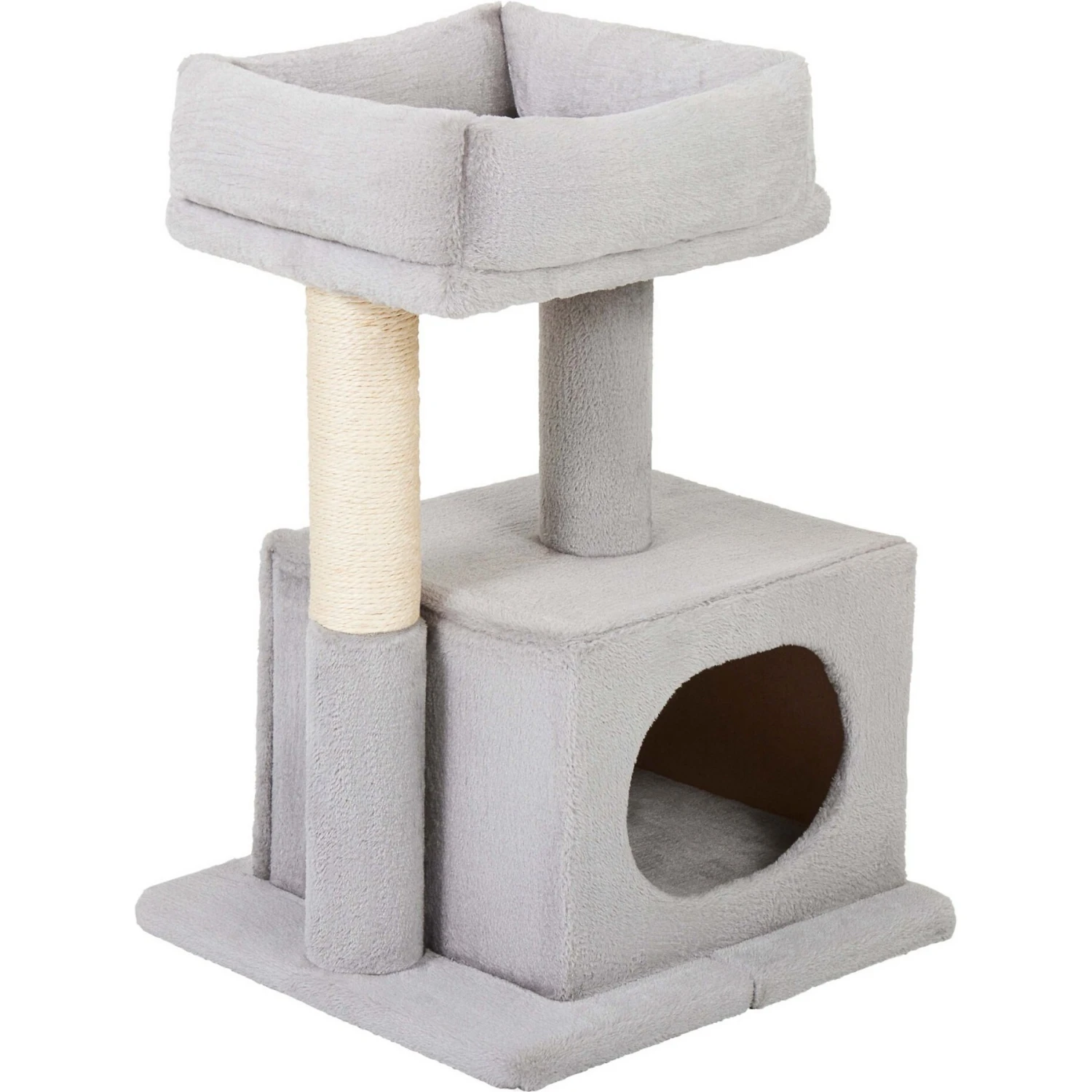 Frisco 24.8-in Faux Fur Cat Tree & Condo 3 Frisco 24.8-in Faux Fur Cat Tree & Condo - Image 3
