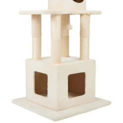 Frisco 54 In Faux Fur Cat Tree & Condo -Cat Supplies 236551 PT4. AC SS1800 V1637693844