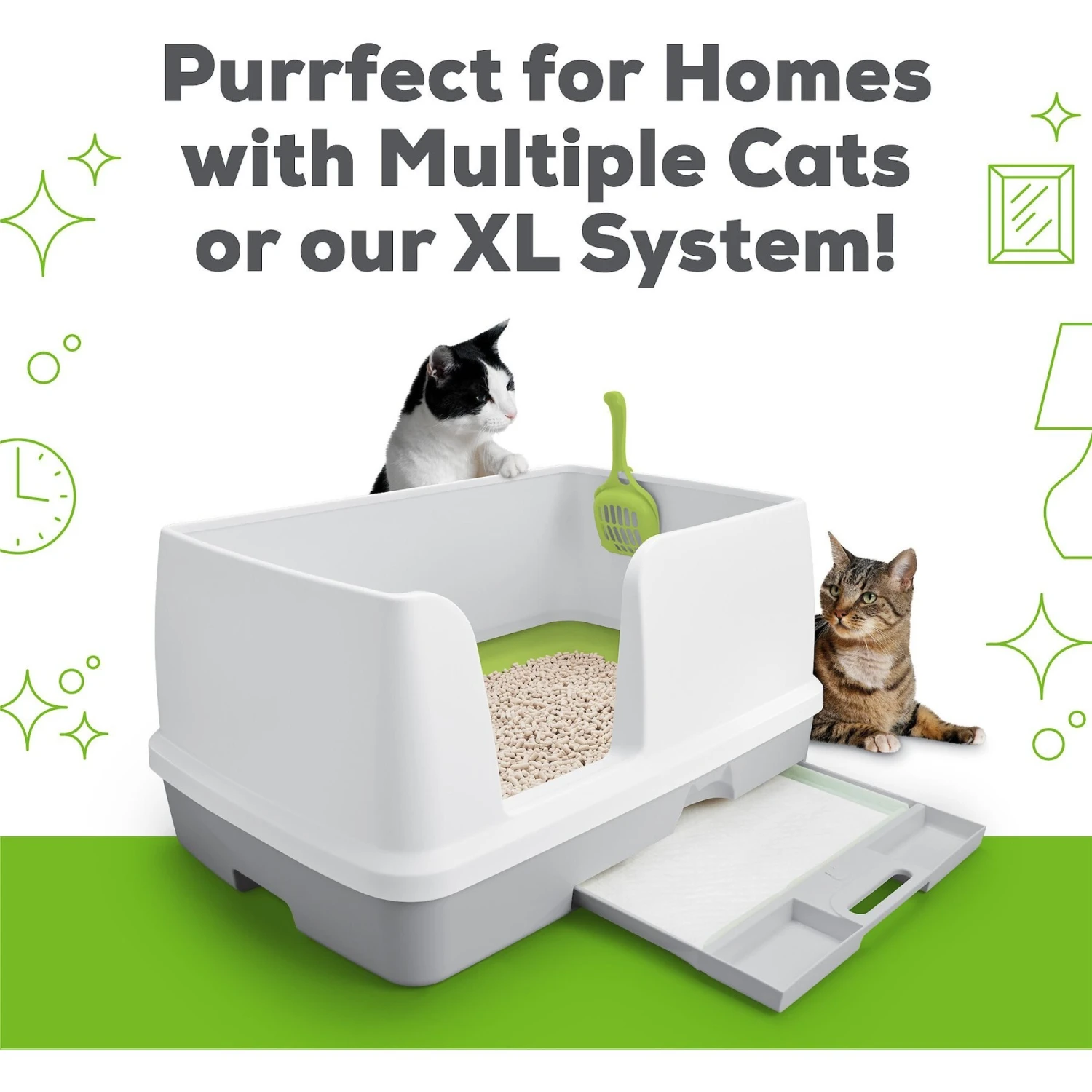 Tidy Cats Breeze Enhanced Active Clean Scent Litter Pellets & Multi-Cat Pads Bundle Pack 9 Tidy Cats Breeze Enhanced Active Clean Scent Litter Pellets & Multi-Cat Pads Bundle Pack - Image 9