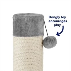 Frisco 35-in Heavy Duty Sisal Cat Scratching Post With Toy -Cat Supplies 238150 PT3. AC SS1800 V1667227022