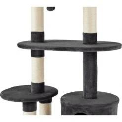 Frisco 48.25-in Heavy Duty Faux Fur Cat Tree & Condo -Cat Supplies 238154 PT4. AC SS1800 V1616074725
