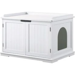 Unipaws Decorative Cat Litter Box Enclosure 9 Unipaws Decorative Cat Litter Box Enclosure -Cat Supplies 241607 PT2. AC SS1800 V1600394785