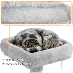 Yaheetech 60.5-in Plush Cat Tree & Condo 14 Yaheetech 60.5-in Plush Cat Tree & Condo -Cat Supplies 242622 PT5. AC SS1800 V1686153681