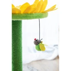Catry Sunflower 23.2-in Sisal Cat Scratching Post With Toy -Cat Supplies 244332 PT8. AC SS1800 V1595020555