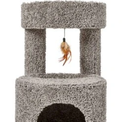 Frisco 36-in Real Carpet Wooden Cat Tree -Cat Supplies 244521 PT4. AC SS1800 V1603204593