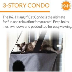 K&H Pet Products Hangin' Multi-Story Cat Condo -Cat Supplies 247919 PT2. AC SS1800 V1637624787
