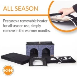 K&H Pet Products Thermo-Kitty Cat Duplex 10 K&H Pet Products Thermo-Kitty Cat Duplex -Cat Supplies 247923 PT2. AC SS1800 V1637622486