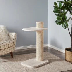 Two By Two City Cat Deluxe European 38-in Faux Fur Cat Tree