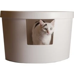 Kitangle Corner Kitty Cat Litter Box, Large -Cat Supplies 252798 PT2. AC SS1800 V1600904210