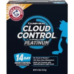 Arm & Hammer Litter Cat Litter Deodorizer Powder & Arm & Hammer Litter Cloud Control Platinum Multi-Cat Clumping Cat Litter With Hypoallergenic Light Scent -Cat Supplies 255413 PT4. AC SS1800 V1603653686
