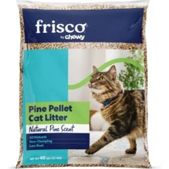 Fresh Step Products Fresh Scent Cat Litter Deodorizing Crystals & Frisco Pine Pellet Unscented Non-Clumping Wood Cat Litter -Cat Supplies 255591 PT3. AC SS1800 V1660258309