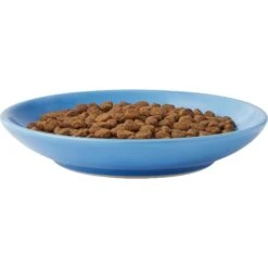 Frisco Cat Face Non-skid Ceramic Cat Dish, Blue -Cat Supplies 256101 PT4. AC SS1800 V1617130592