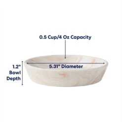 Frisco Marble Design Non-skid Ceramic Cat Dish -Cat Supplies 256127 PT1. AC SS1800 V1685731990