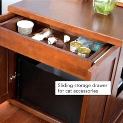 The Refined Feline Refined Deluxe Cat Litter Box -Cat Supplies 258419 PT3. AC SS1800 V1603410108