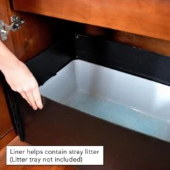 The Refined Feline Refined Deluxe Cat Litter Box -Cat Supplies 258419 PT4. AC SS1800 V1603411582