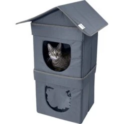 Kitty City Outdoor Cat House -Cat Supplies 259294 PT3. AC SS1800 V1607007788