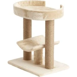 Two By Two The Laurel 21.1-in Jute Cat Scratching Post, Beige -Cat Supplies 261431 PT3. AC SS1800 V1606173115