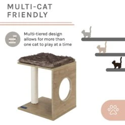 Sam's Pets Sheree 17-in Cat Tree -Cat Supplies 261889 PT3. AC SS1800 V1635017791