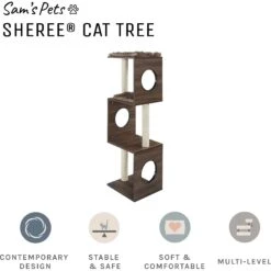 Sam's Pets Sheree Cat Tree -Cat Supplies 261894 PT2. AC SS1800 V1635094589
