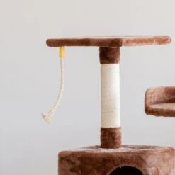 IRIS USA 47-in Plush Cat Tree -Cat Supplies 261920 PT3. AC SS1800 V1628655413